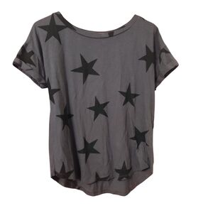 Maurices Charcoal Star Pattern Oversized Tee (5 For $20 Item)